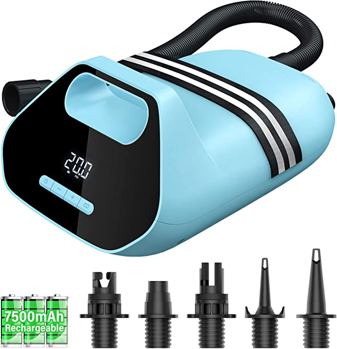 Rechargeable SUP Air Pump– Electric Surf Co